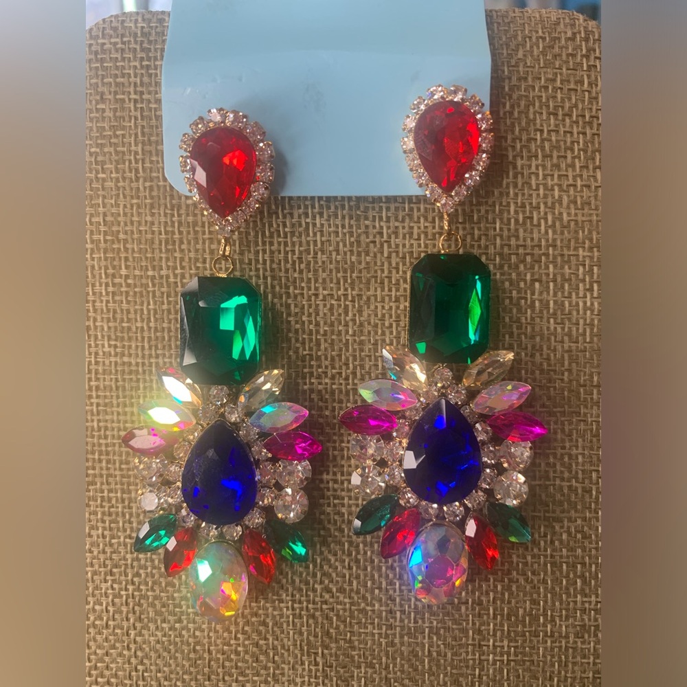 Glass earrings